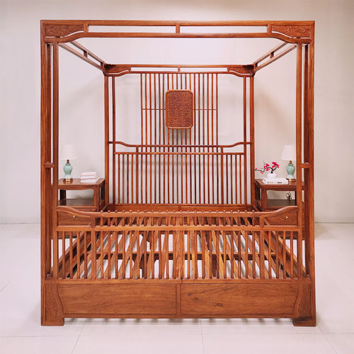 《刺猬紫檀》新中式架子床